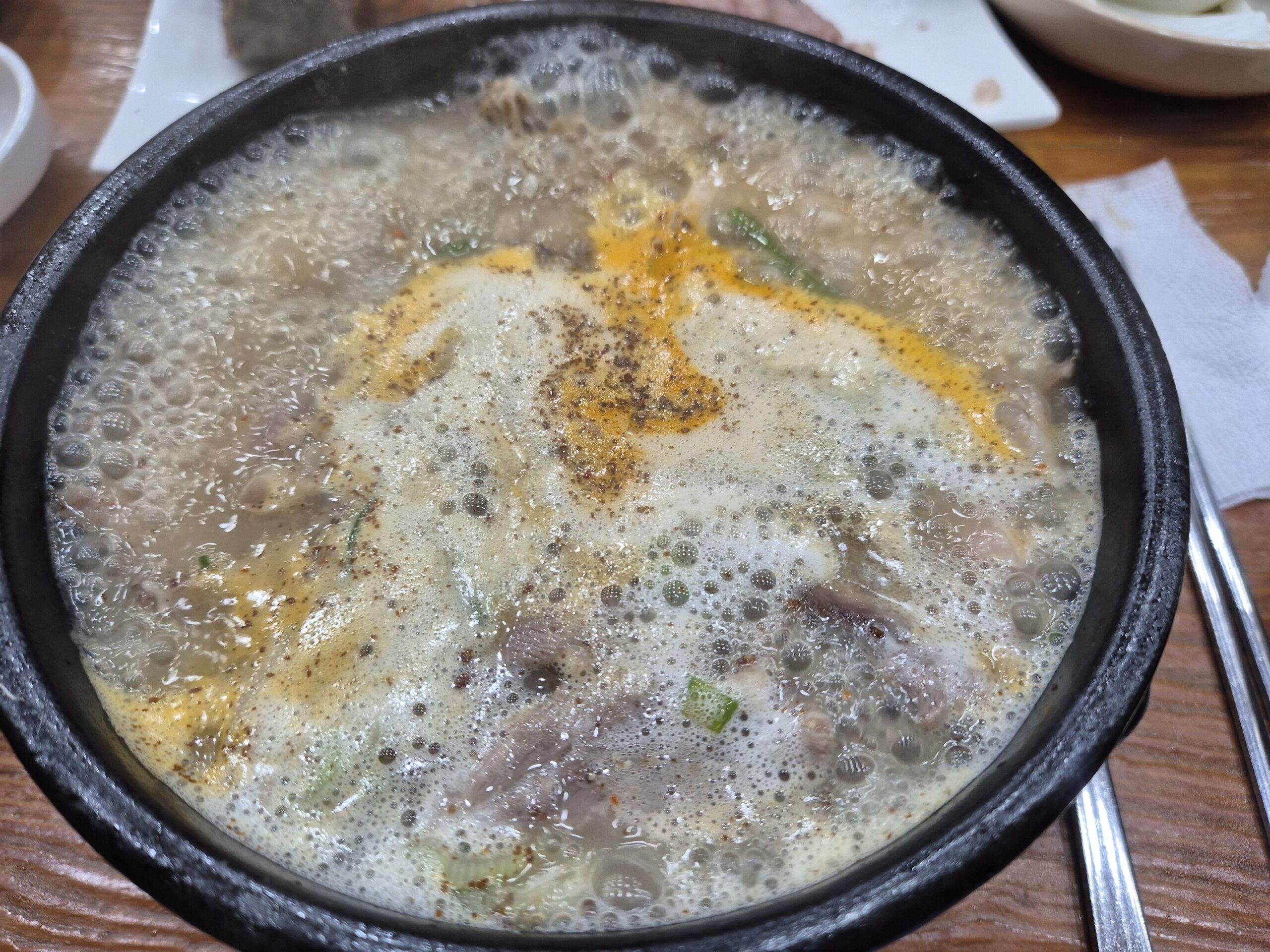 이레담 백암순대 점심시간 붐비는 모습