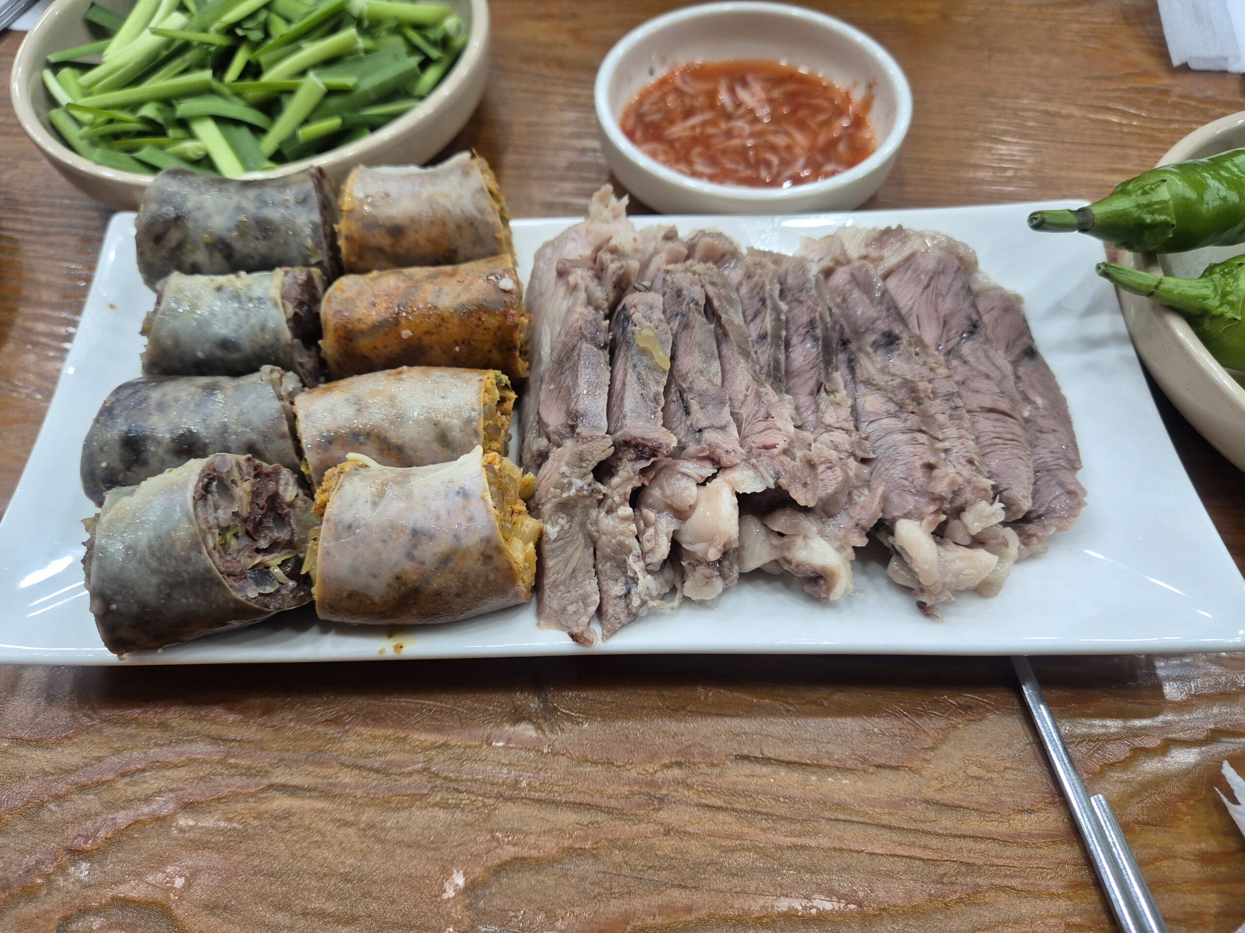 이레담 백암순대 정식