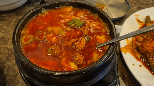 대두네 순두부 붐비는 점심시간