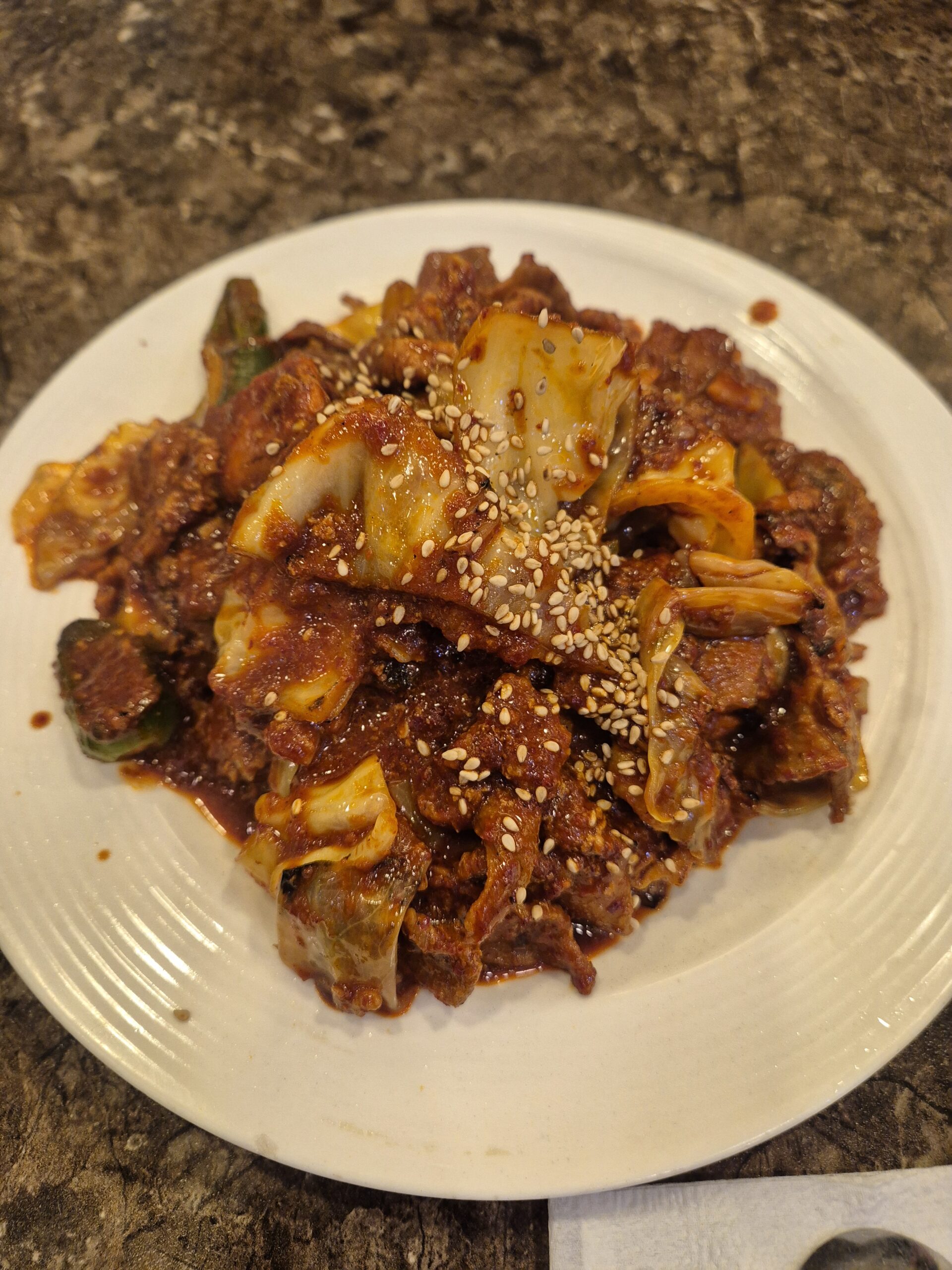 대두네 순두부 제육볶음과 백순두부