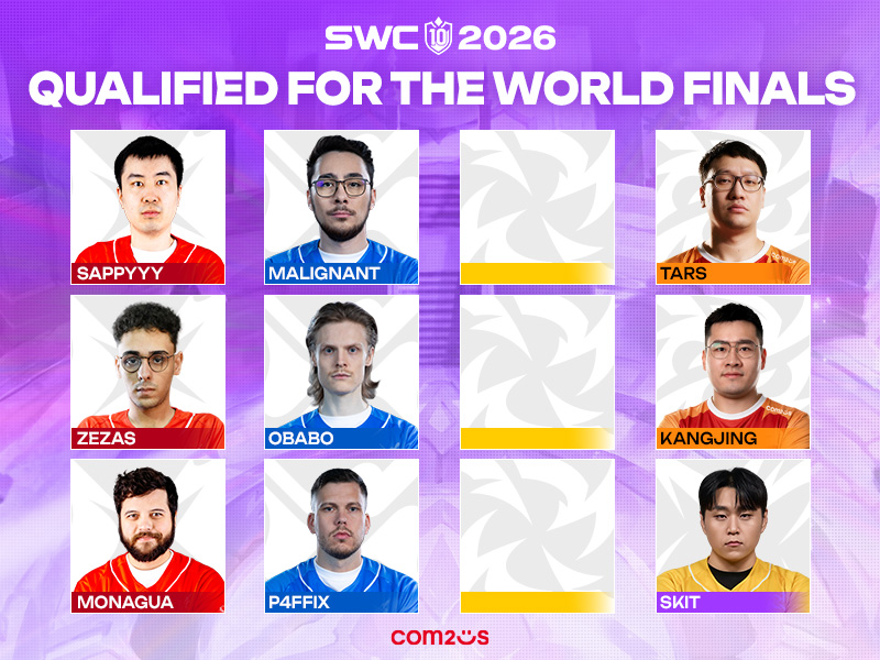 SWC2026 월드 파이널 진출 확정 선수